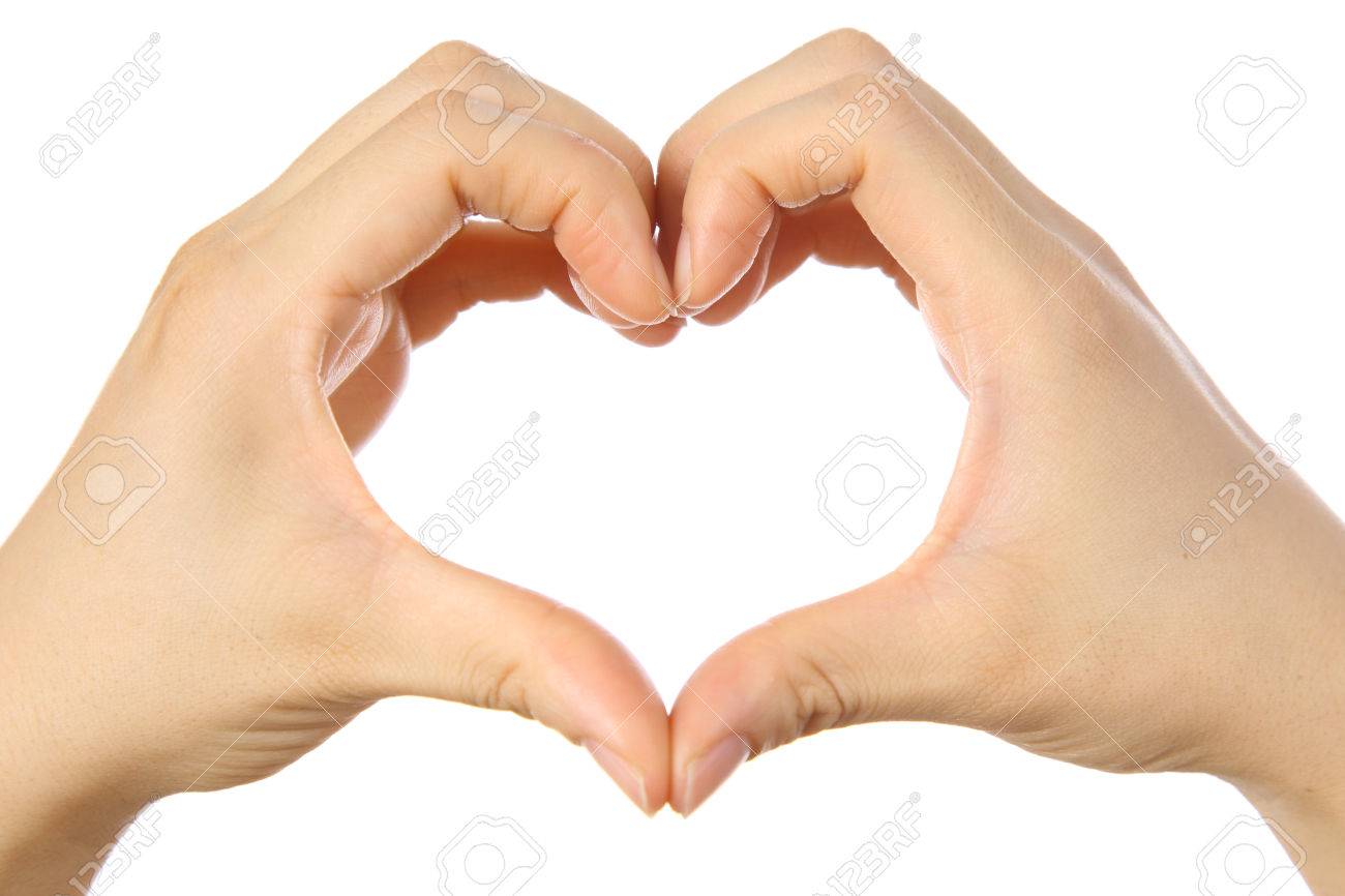 Heart Shaped Hands Sign Stock Photo, Picture And Royalty Free ...