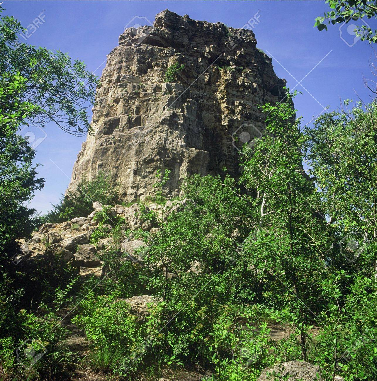 Sugar Loaf Rock Winona Minnesota Stock Photo Picture And Royalty Free Image Image