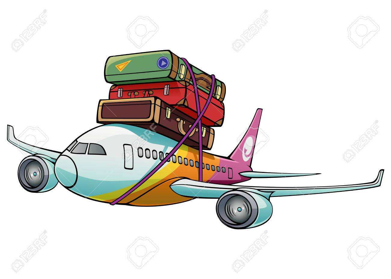 luggage airplane