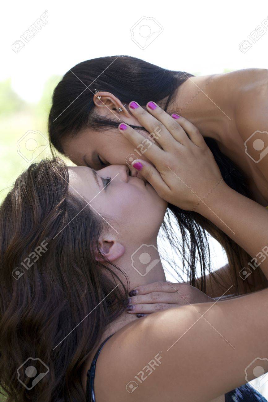 Asian Girl Making Out