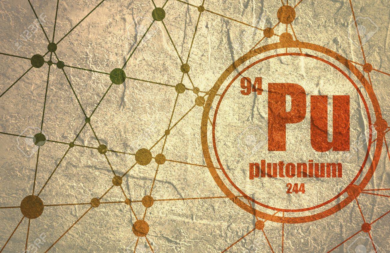 Plutonium and with atomic element. atomic.. number Sign chemical