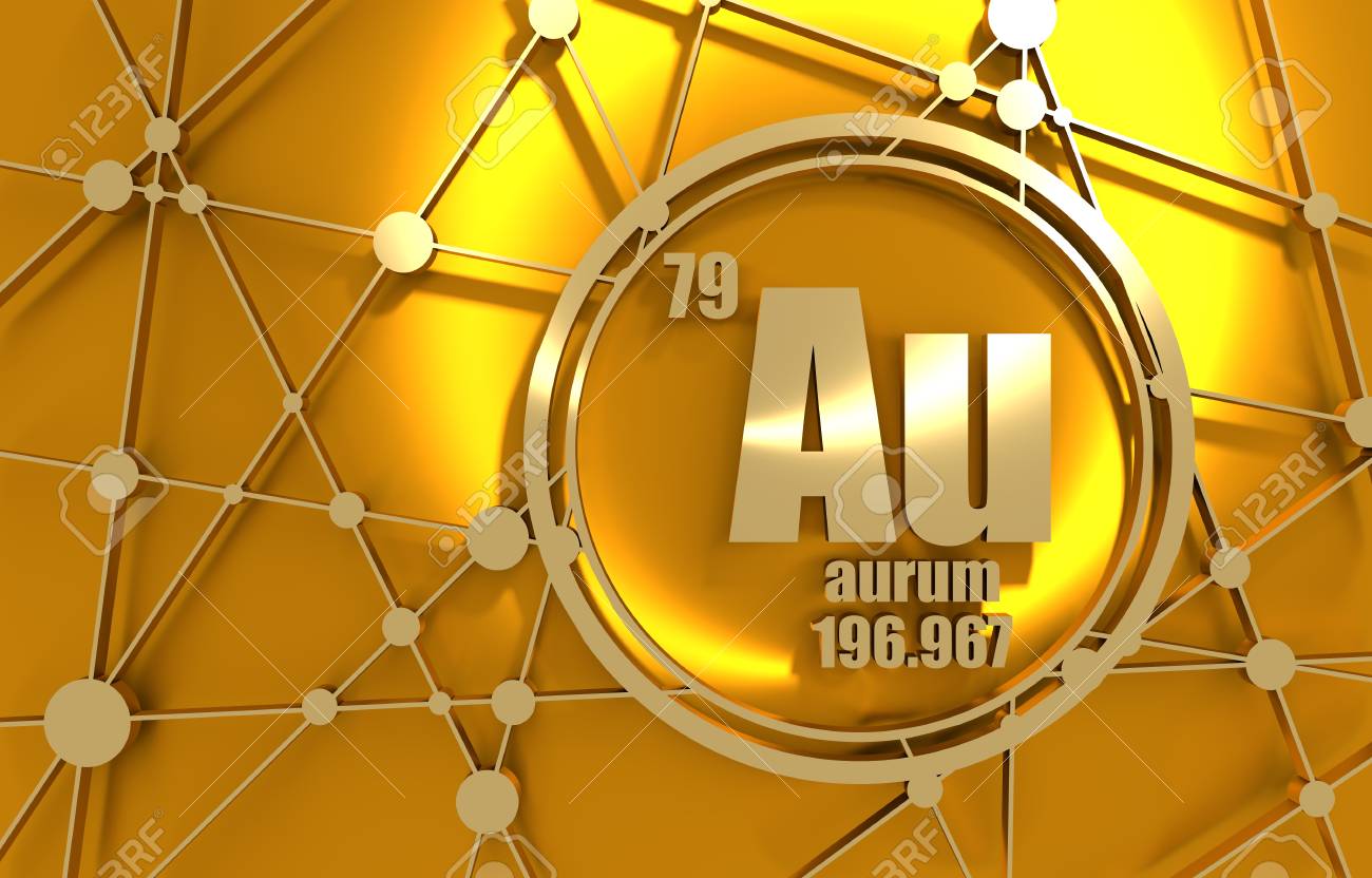 Gold atomic number atomic element. weight... Sign and with chemical