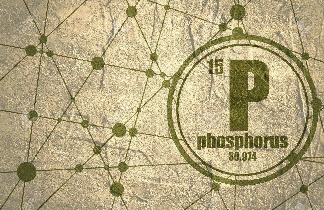 element. with atomic Phosphorus chemical Sign atomic.. and number