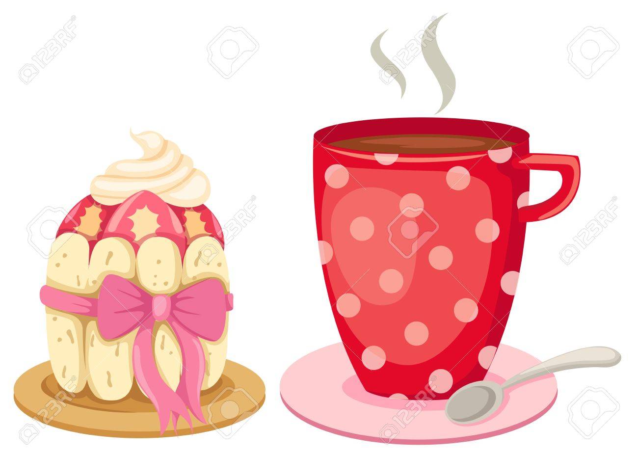 グルメ ケーキとアフタヌーン ティー のイラスト素材 ベクタ Image グルメ ケーキとアフタヌーン ティー のイラスト素材 ベクタ Image