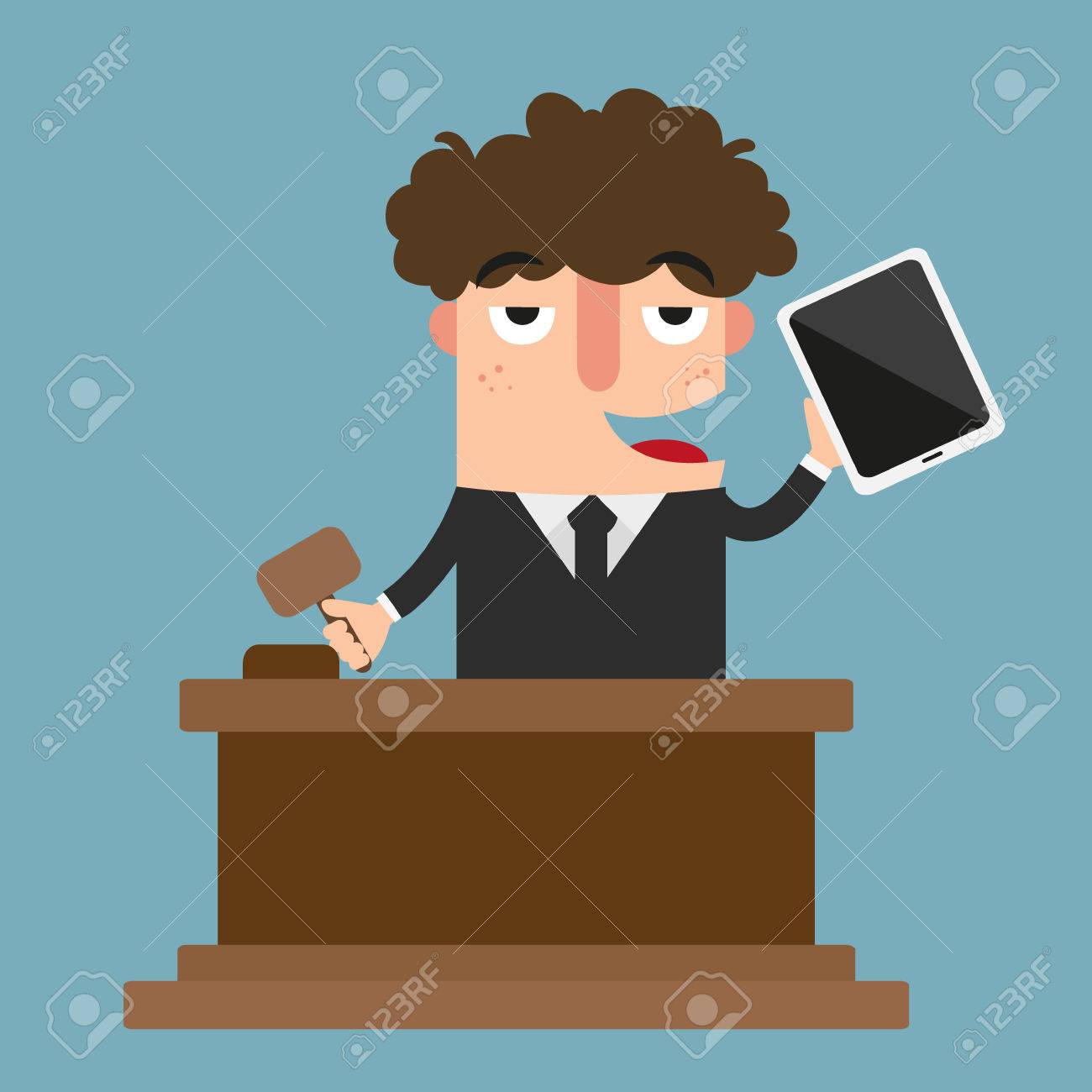 オークション ベクトルのイラストのイラスト素材 ベクタ Image