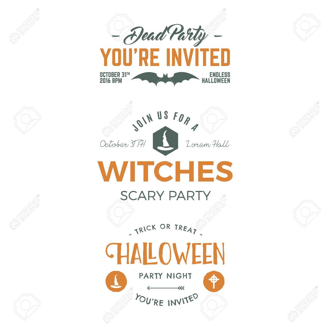 halloween 2016 party invitation