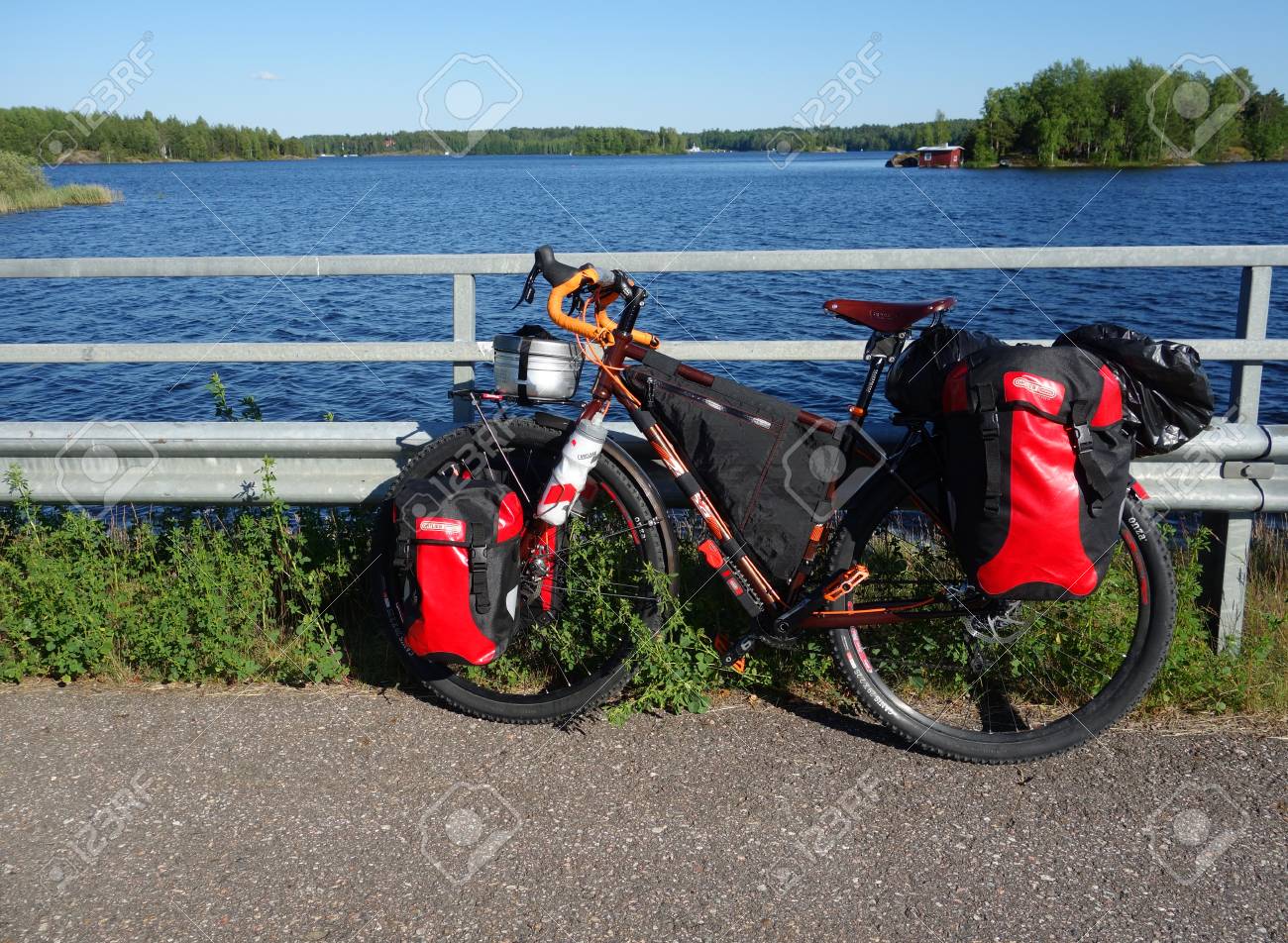 mountain bike touring