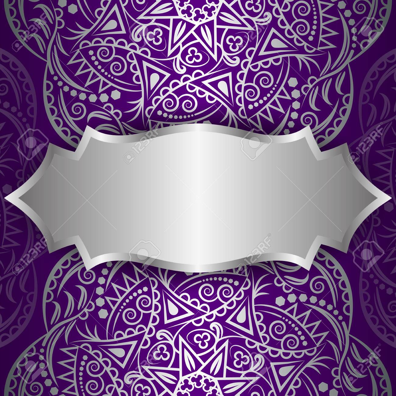 purple and silver background