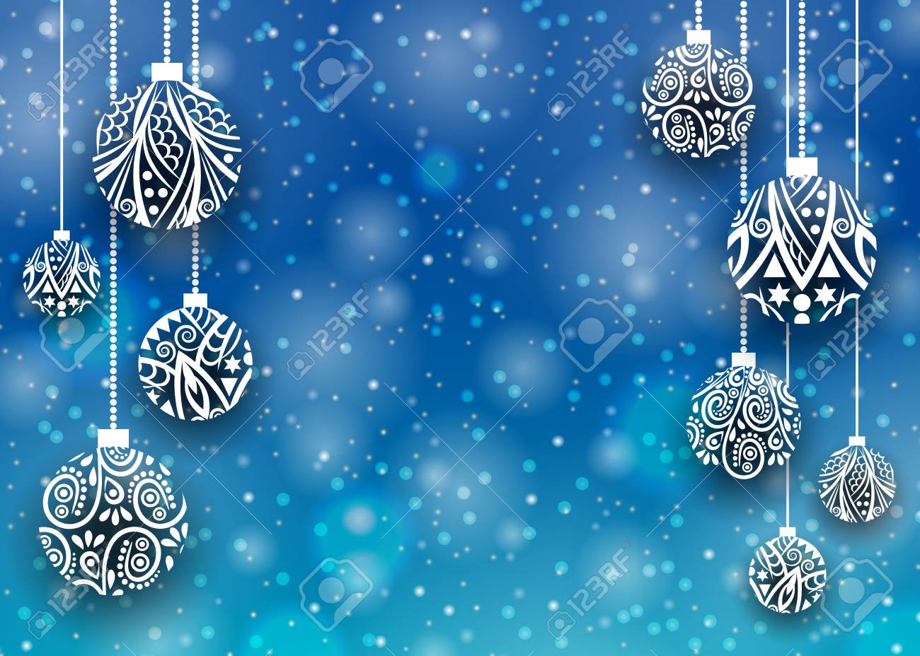 merry christmas and happy new year background christmas snow