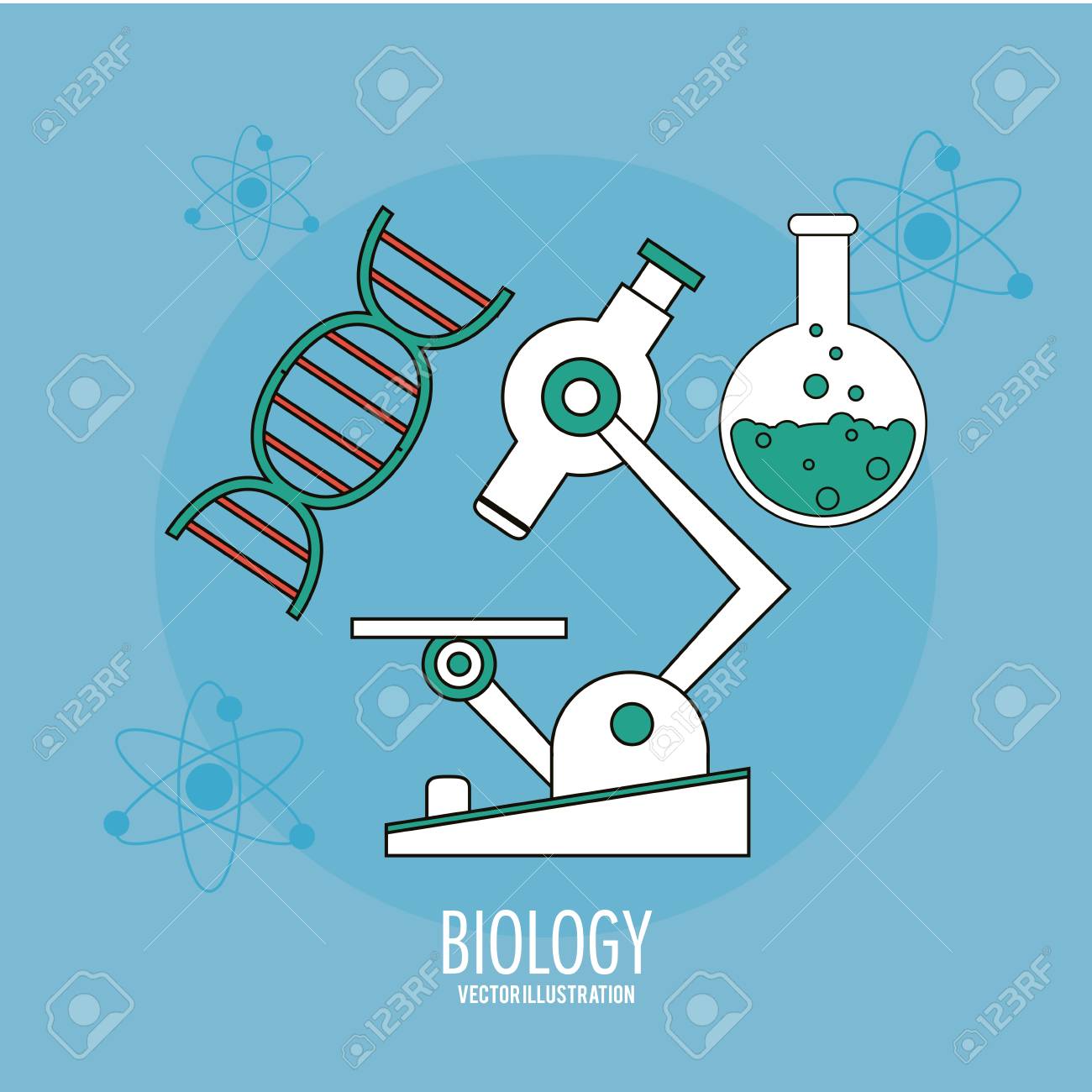 Biology Concept With Icon Design, Vector Illustration Royalty Free SVG,  Cliparts, Vectors, and Stock Illustration. Image 56622994., image size:1300x1300