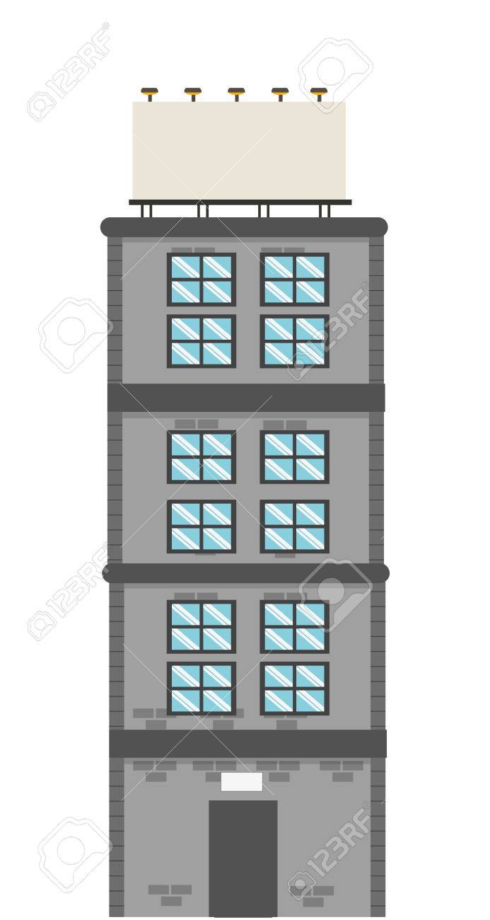 simple flat design tall