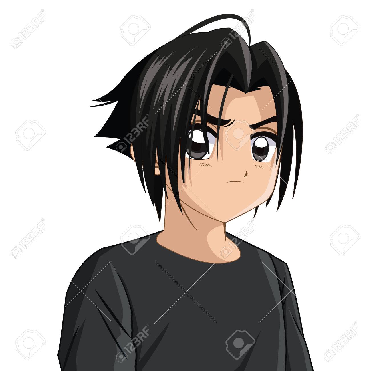 Boy anime male manga cartoon comic icon. Colorfull and isolated illustration. Vector graphic - 62292707 Boy anime male manga cartoon comic icon. Colorfull and isolated illustration. Vector graphic - 62292707