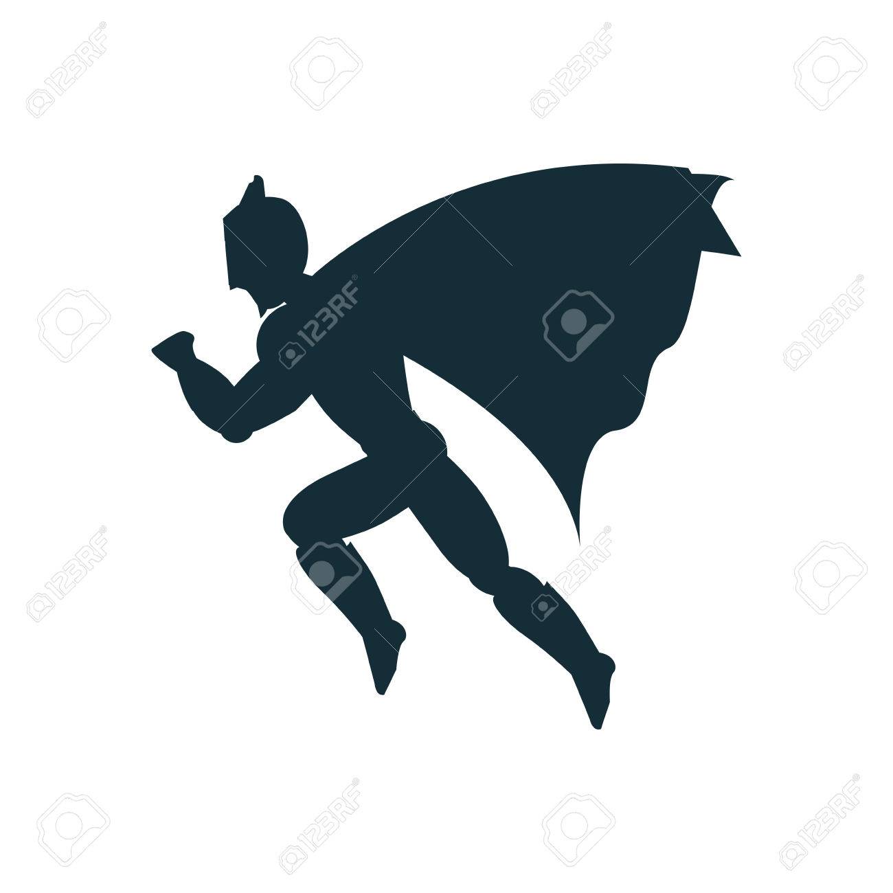 スーパー ヒーロー衣装アバター漫画キャラクターの男性アイコン フラットとイラストを分離します ベクトル図のイラスト素材 ベクタ Image