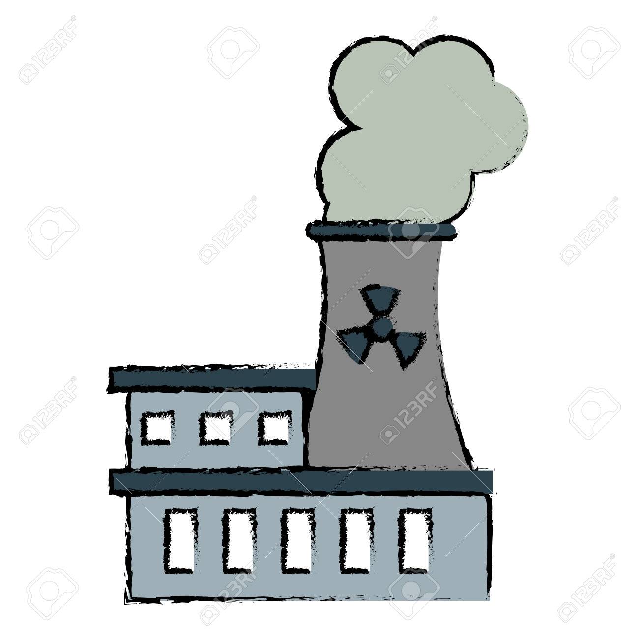 Drawing Nuclear Power Station Energy Pollution Vector Illustration Royalty  Free SVG, Cliparts, Vectors, and Stock Illustration. Image 66604634., image size:1300x1300