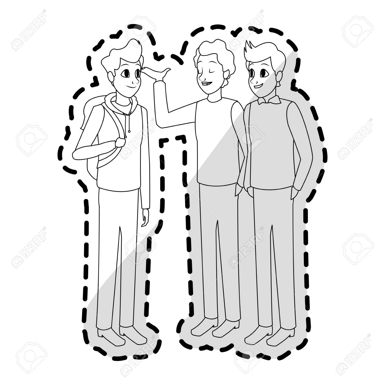 会話アイコン画像ベクトル イラスト デザインを持つ若い大人のイラスト素材 ベクタ Image 会話アイコン画像ベクトル イラスト デザインを持つ若い大人のイラスト素材 ベクタ Image