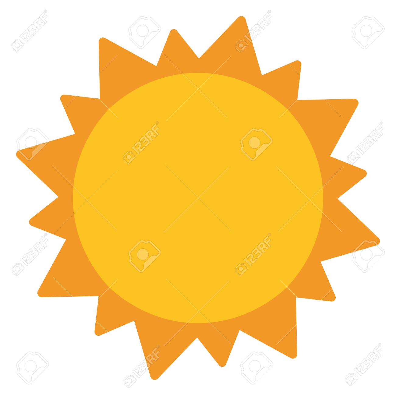 Sun Solar System Astronomy Vector Illustration Eps 10