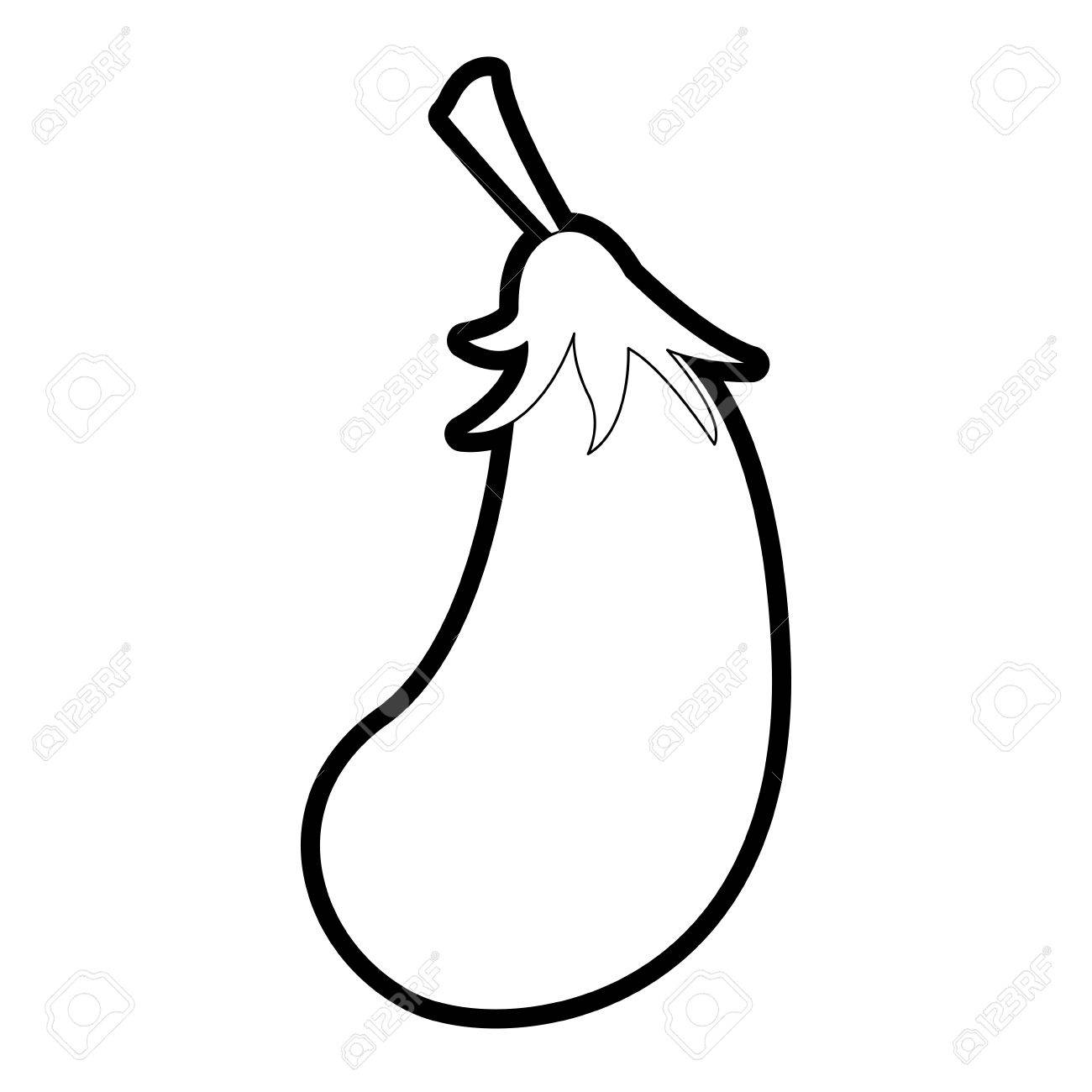 eggplant vegetable icon image vector illustration design bold royalty free cliparts vectors and stock illustration image 75991389 eggplant vegetable icon image vector illustration design bold