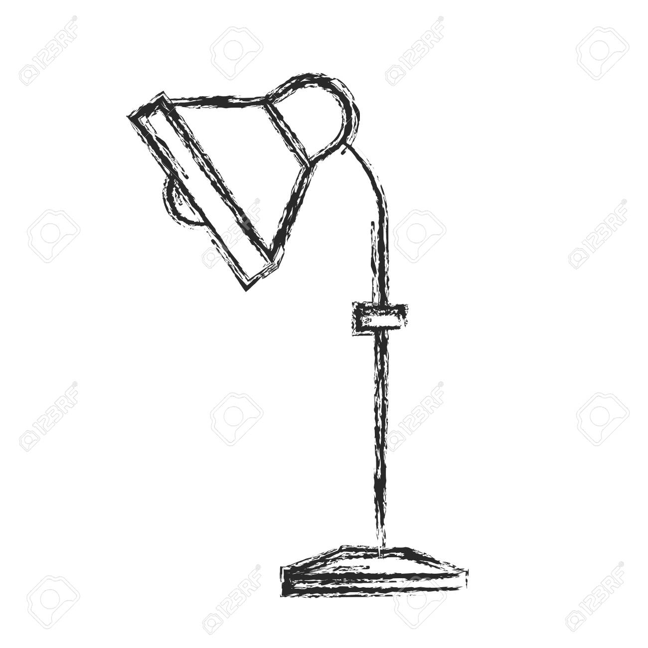 electricidad vectorial equipo de Lámpara escritorio de dibujo ilustración vN8nwym0OP