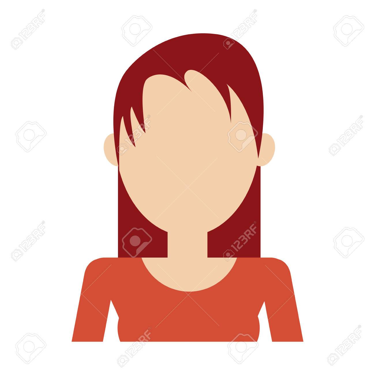 ストレートのロングヘアの肖像画アイコン画像ベクトル イラスト デザインで顔の見えない女性のイラスト素材 ベクタ Image ストレートのロングヘアの肖像画アイコン画像ベクトル イラスト デザインで顔の見えない女性のイラスト素材 ベクタ Image