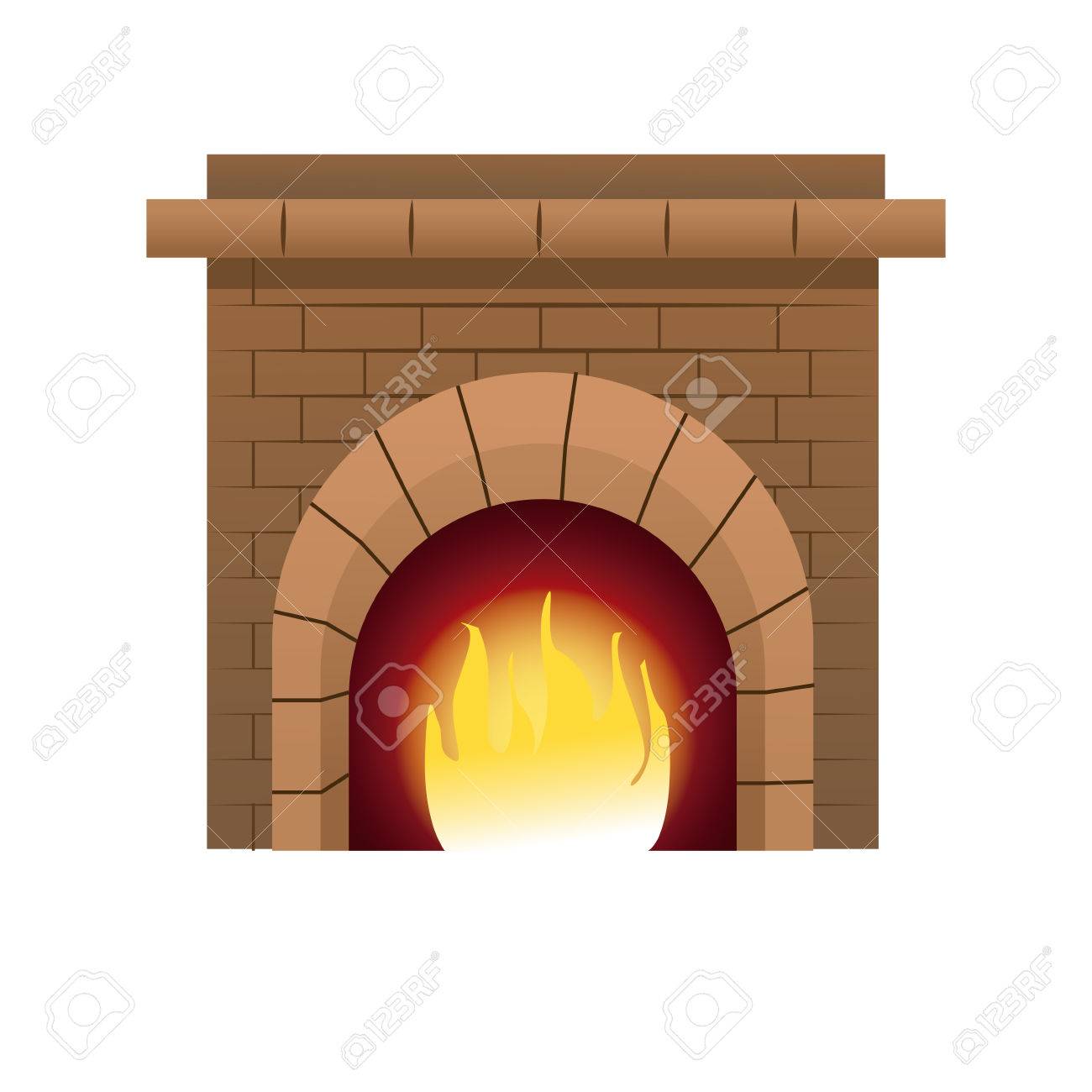 christmas chimney fire brick