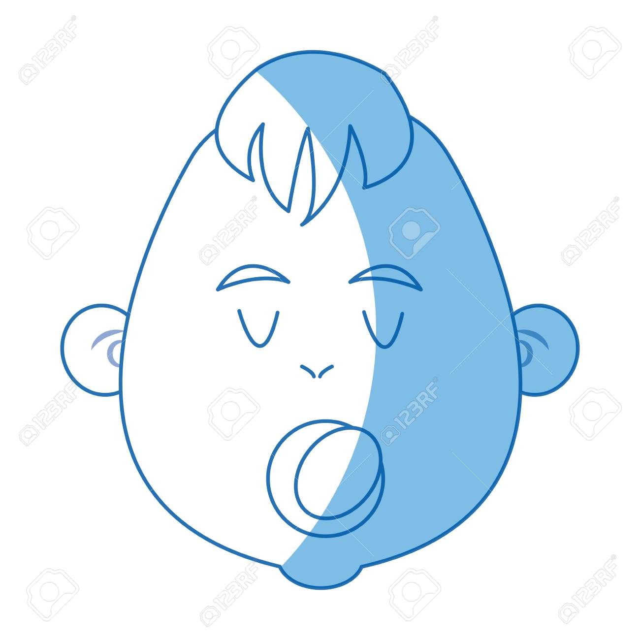 Visage Bebe Jesus Manger Dessin Anime Illustration Vectorielle Clip Art Libres De Droits Vecteurs Et Illustration Image