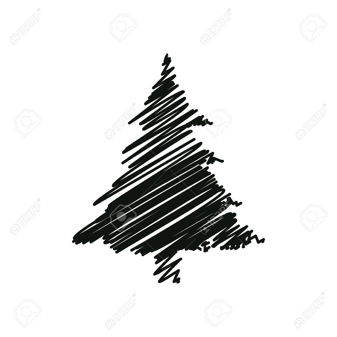 Pine Trees Doodle Trees Illustration Keepitsimple