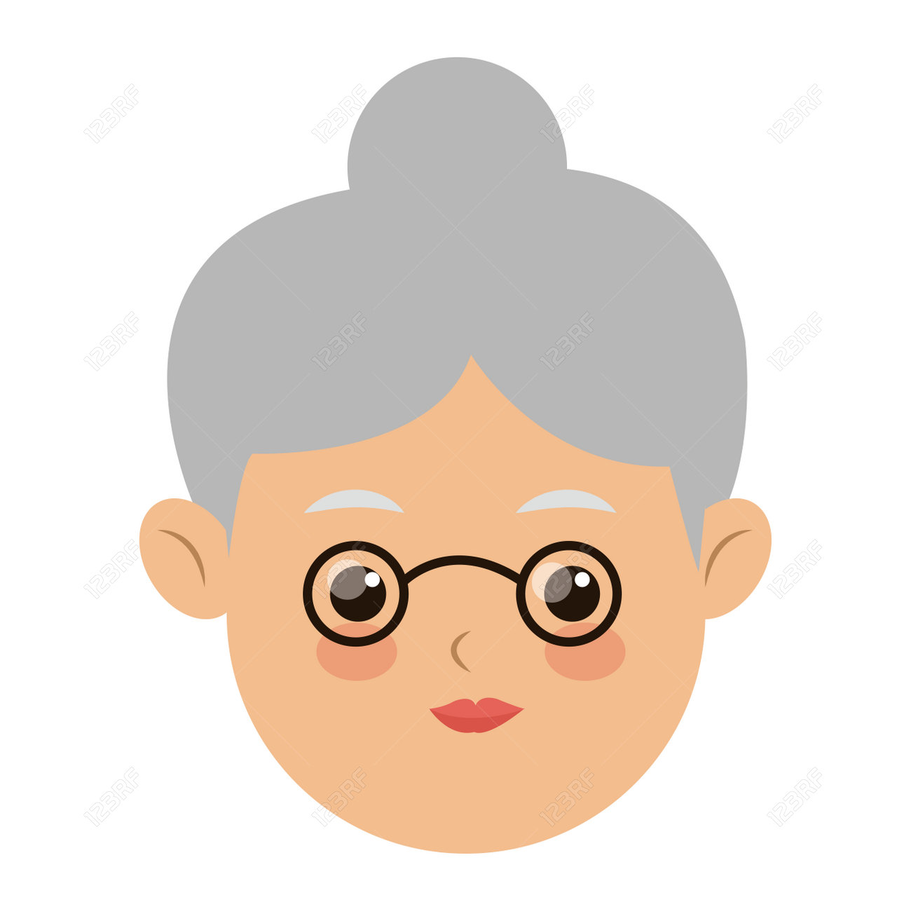 Face Head Woman Mom Avatar Image Vector Illustration Royalty Free ...