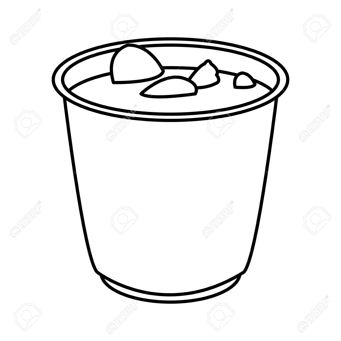 restaurant outline