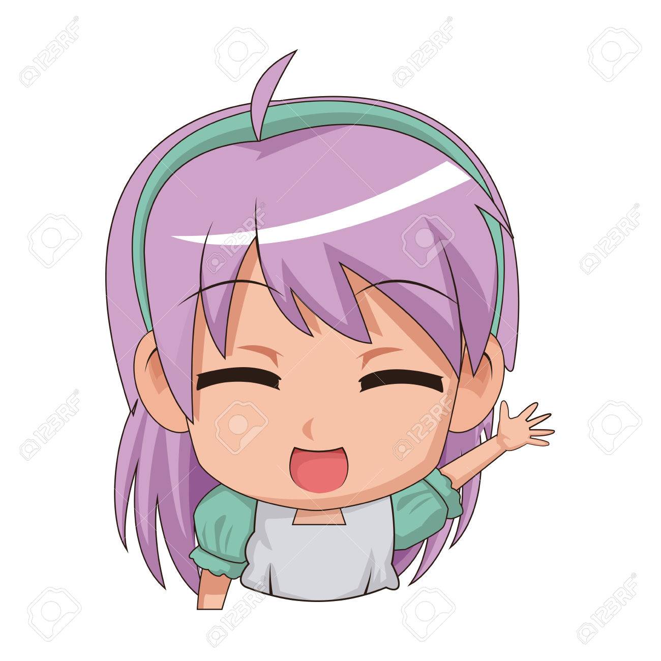 かわいい漫画のキャラクター小さな女の子ちびキャラ ベクトル イラスト のイラスト素材 ベクタ Image かわいい漫画のキャラクター小さな女の子ちびキャラ ベクトル イラスト のイラスト素材 ベクタ Image