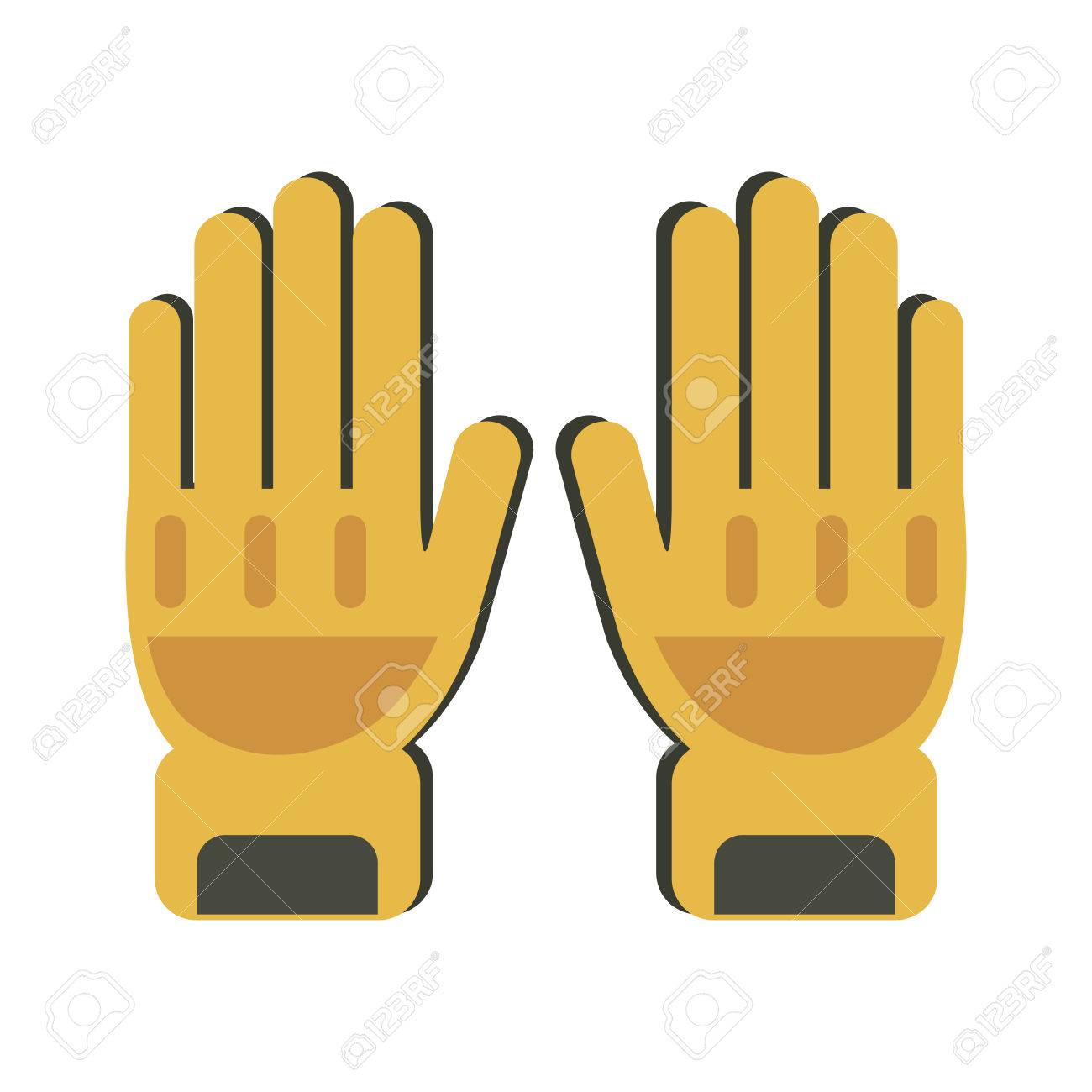 消防手袋のアイコン ベクトル イラスト デザイン グラフィック のイラスト素材 ベクタ Image
