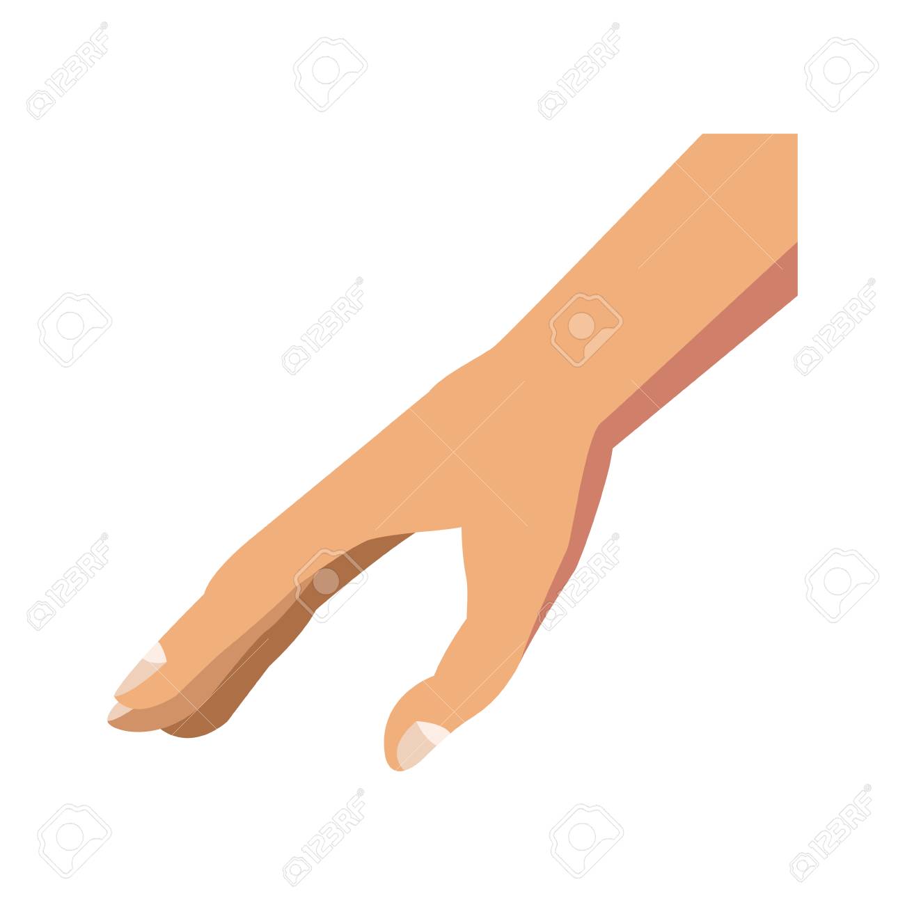 人間の手のジェスチャー イメージ デザイン ベクトル イラストのイラスト素材 ベクタ Image