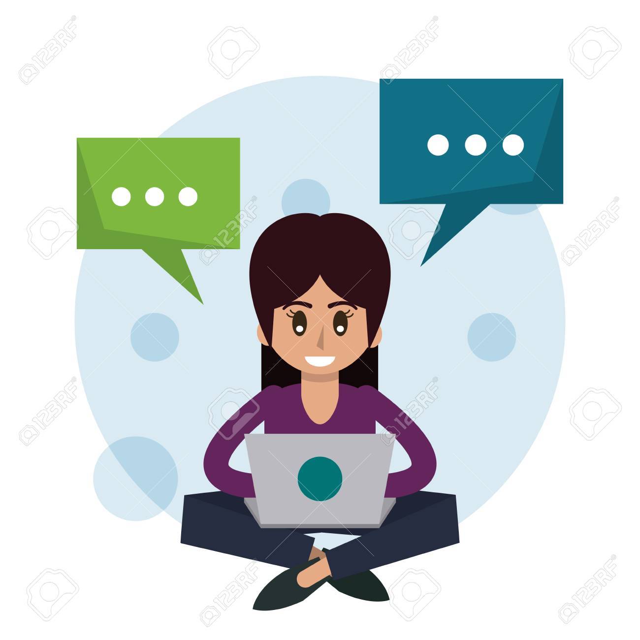 color background of woman