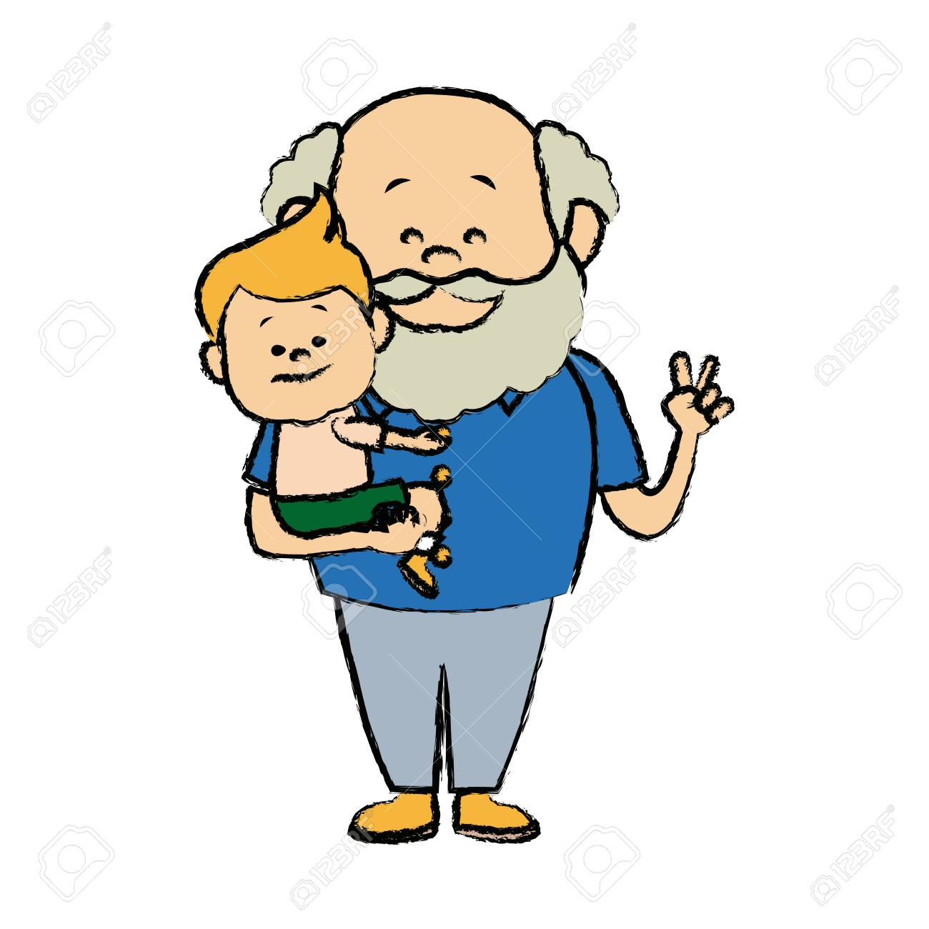 Cartoon Grandpa And His Grandson Family Cheerful Vector Illustration Royalty Free SVG, Cliparts, Vectors, And Stock Illustration. Image 82263870. Cartoon Grandpa And His Grandson Family Cheerful Vector Illustration Royalty Free SVG, Cliparts, Vectors, And Stock Illustration. Image 82263870.