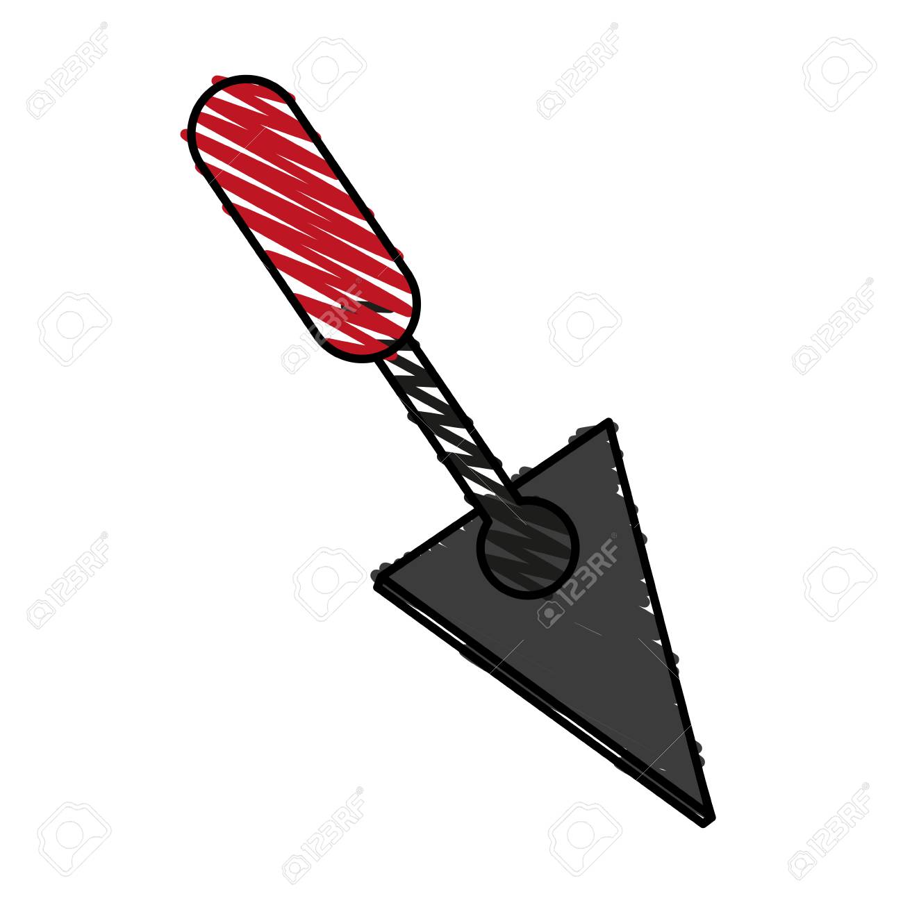 ヘラ修復ツール ベクトル イラスト グラフィック デザインのイラスト素材 ベクタ Image 7538