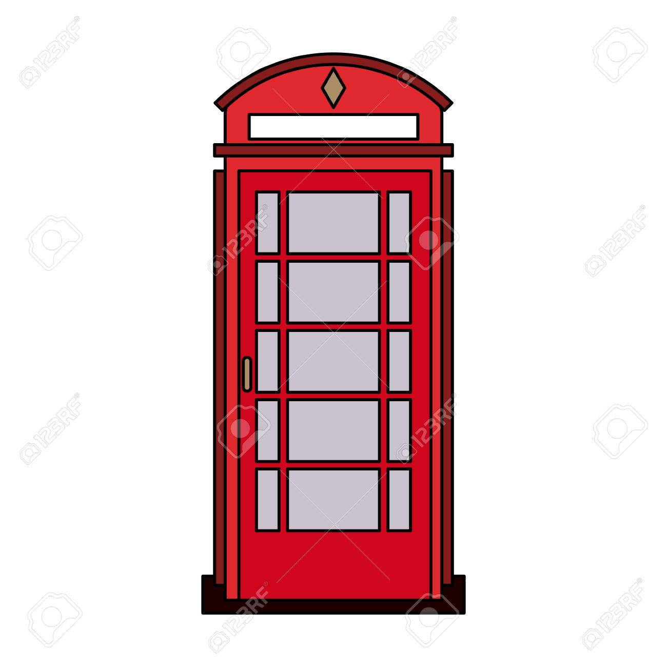 Phone Booth London Related Icon Image Vector Illustration Design Royalty Free Cliparts Vectors And Stock Illustration Image