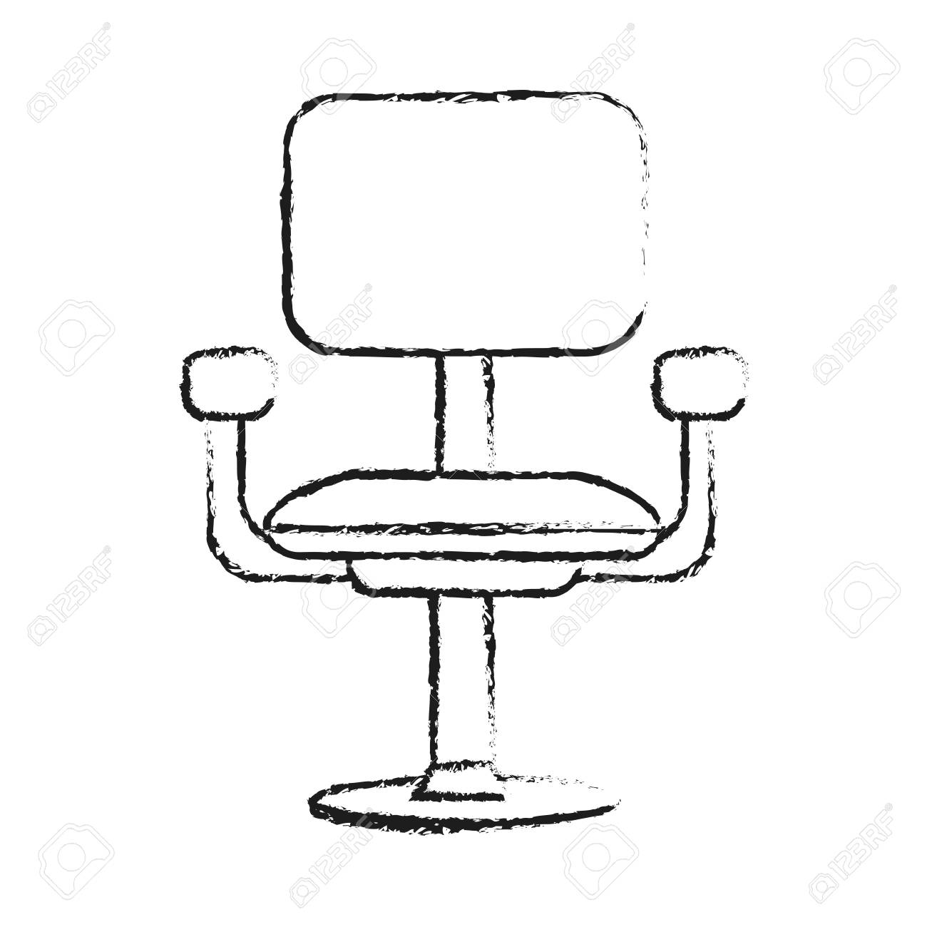 Silla De Oficina Con Ruedas Icono De Imagen Vector Ilustración ... Silla De Oficina Con Ruedas Icono De Imagen Vector Ilustración ...