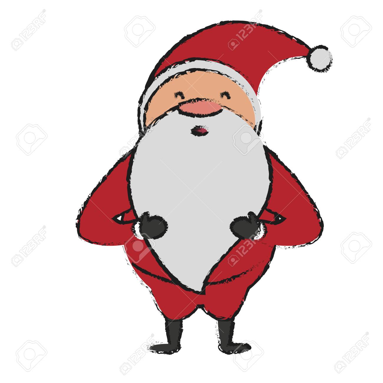 サンタ クロース クリスマス関連のアイコン画像ベクトル イラスト デザインのイラスト素材 ベクタ Image