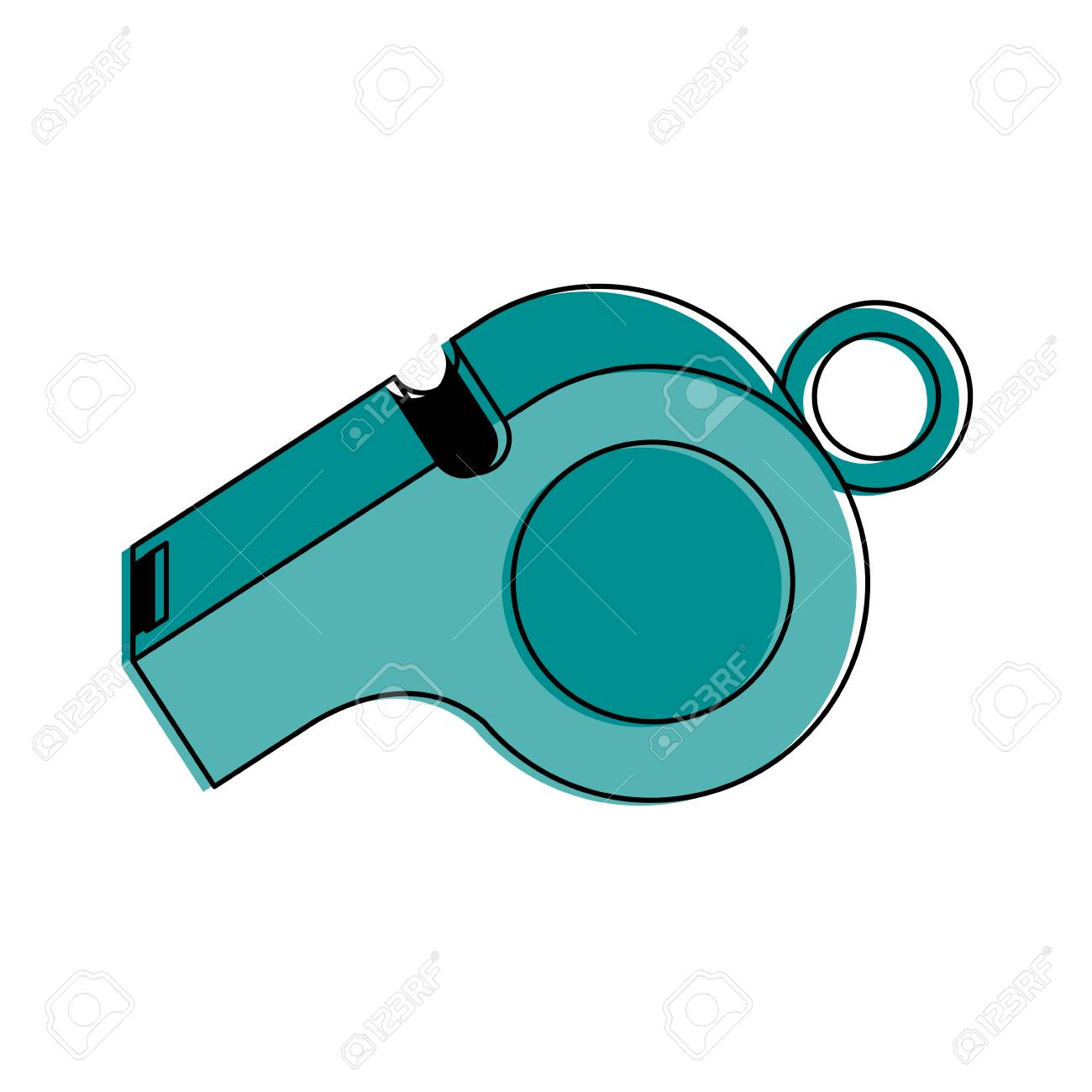 ブローホイッスルアイコン画像ベクトルイラストデザインのイラスト素材 ベクタ Image