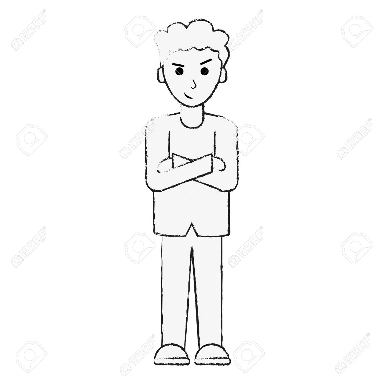 A Man Cartoon Full Body Icon Royalty Free Cliparts Vectors And Stock Illustration Image 88859679 a man cartoon full body icon
