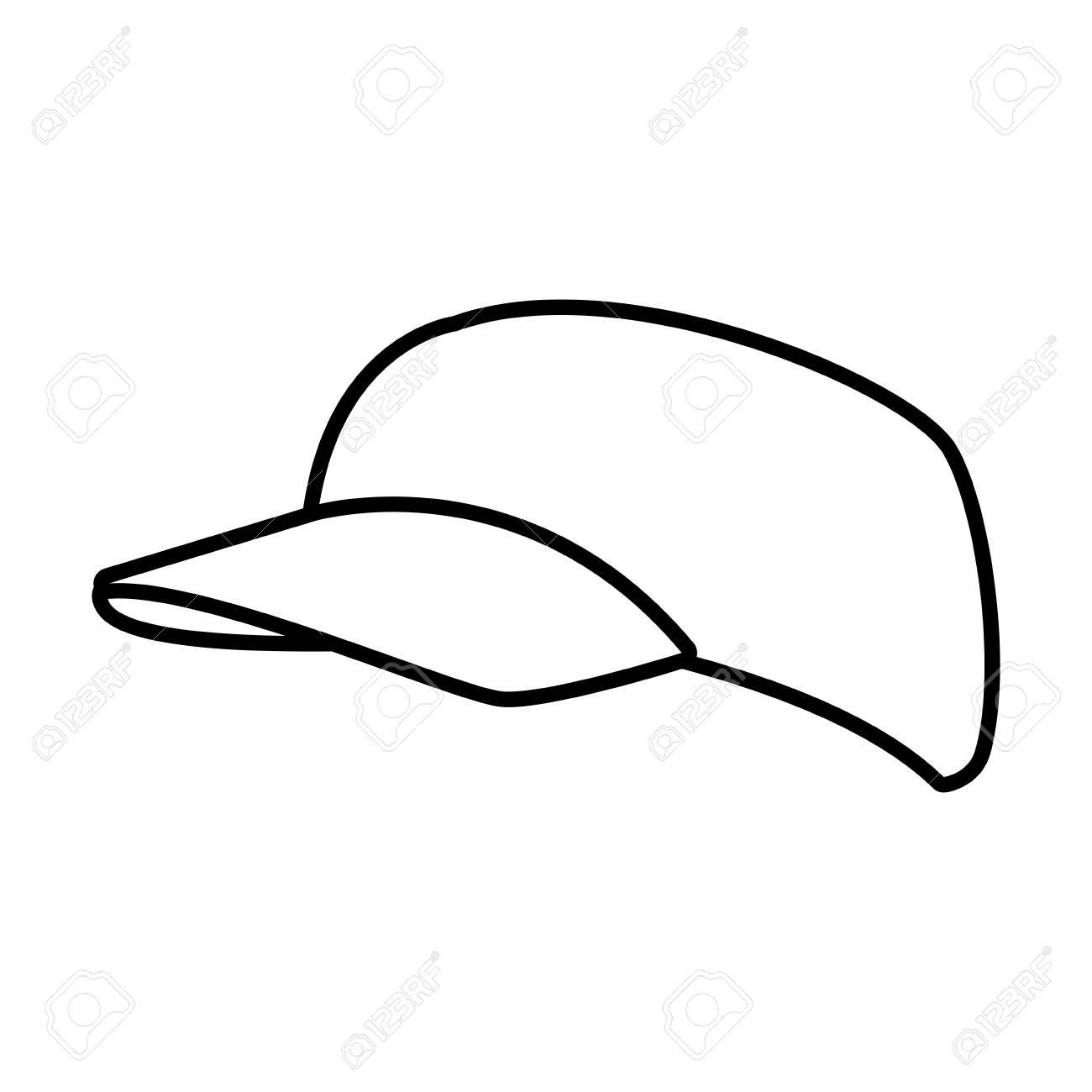 帽子キャップ分離アイコン ベクトル イラスト グラフィック デザイン のイラスト素材 ベクタ Image 8615