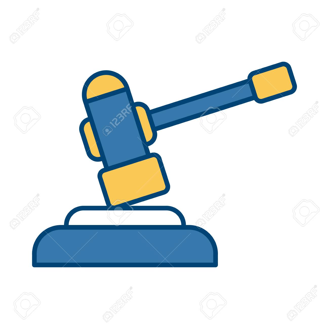 gavel justice symbol icon