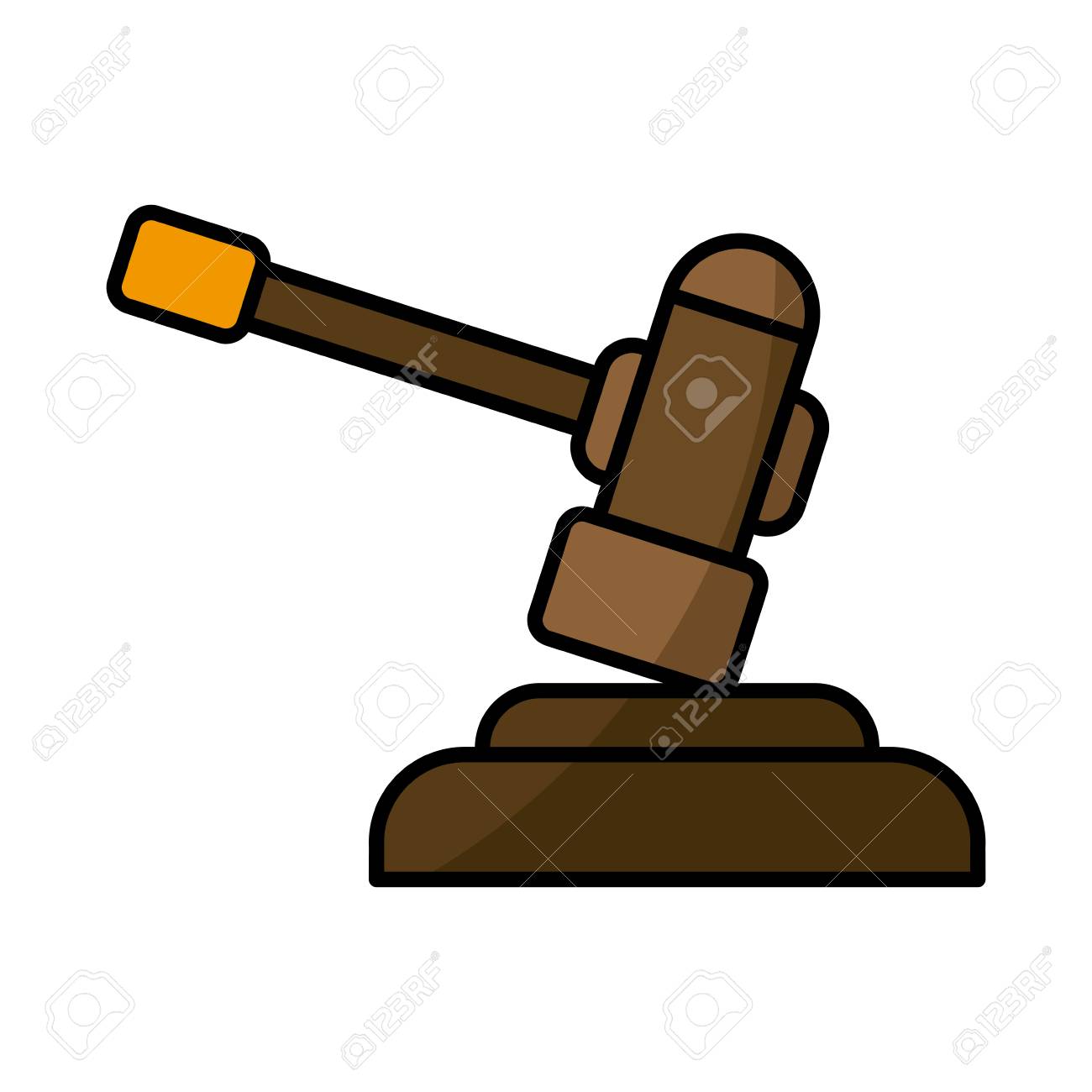 gavel justice symbol icon