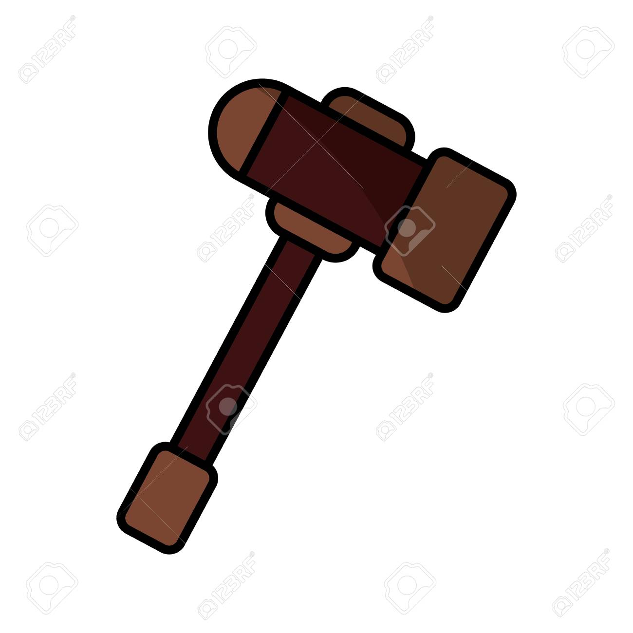 gavel justice symbol icon