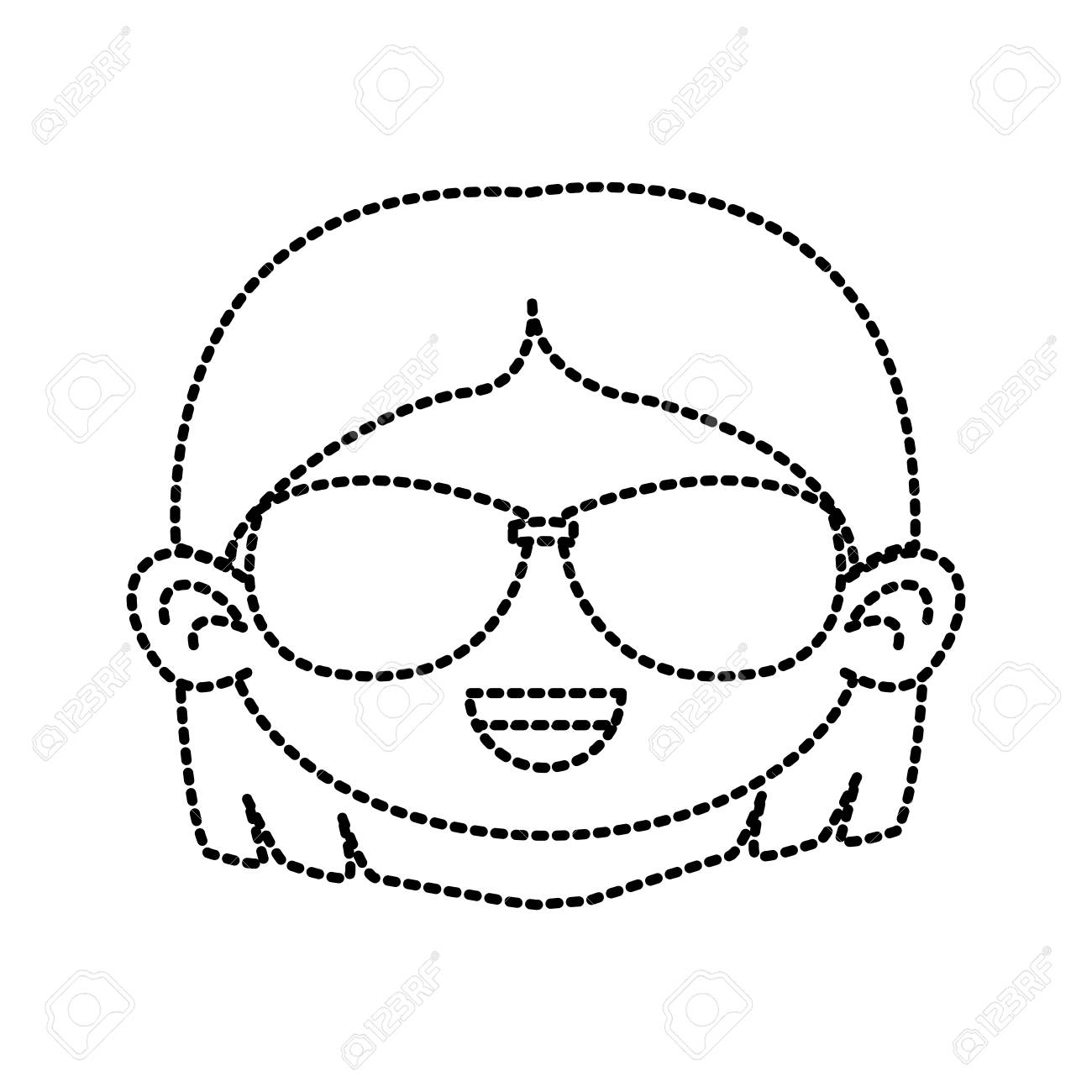 サングラス漫画アイコンベクトルイラストグラフィックデザインのかわいい女の子のイラスト素材 ベクタ Image サングラス漫画アイコンベクトルイラストグラフィックデザインのかわいい女の子のイラスト素材 ベクタ Image