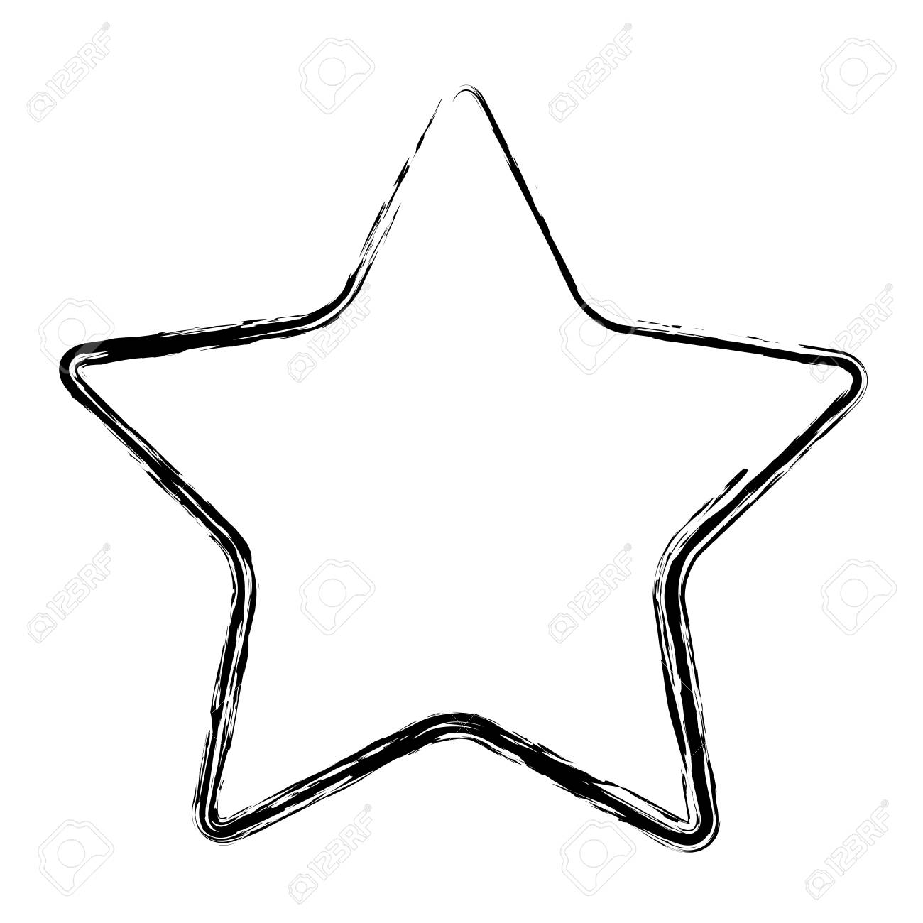 星形記号アイコンベクトルイラストグラフィックデザイン のイラスト素材 ベクタ Image