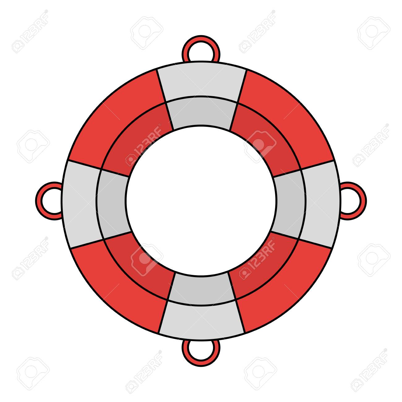 lifesaver boat symbol icon vector illustration graphic design