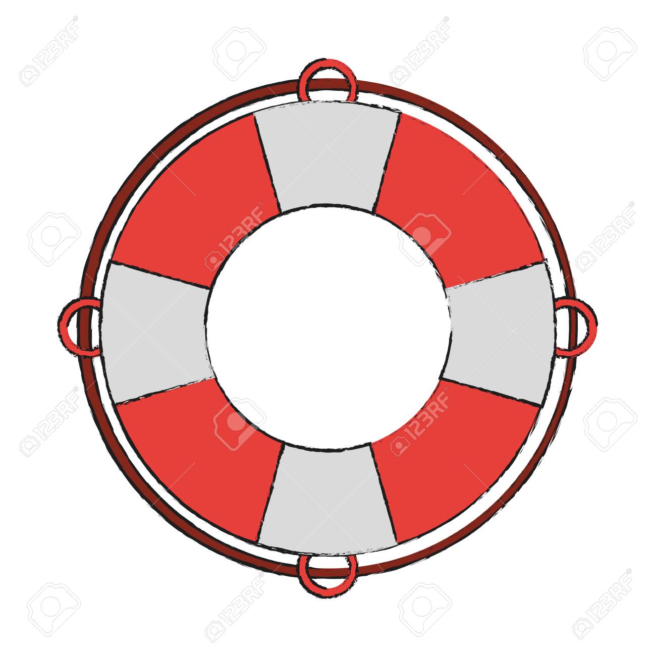 lifesaver boat symbol icon vector illustration graphic design
