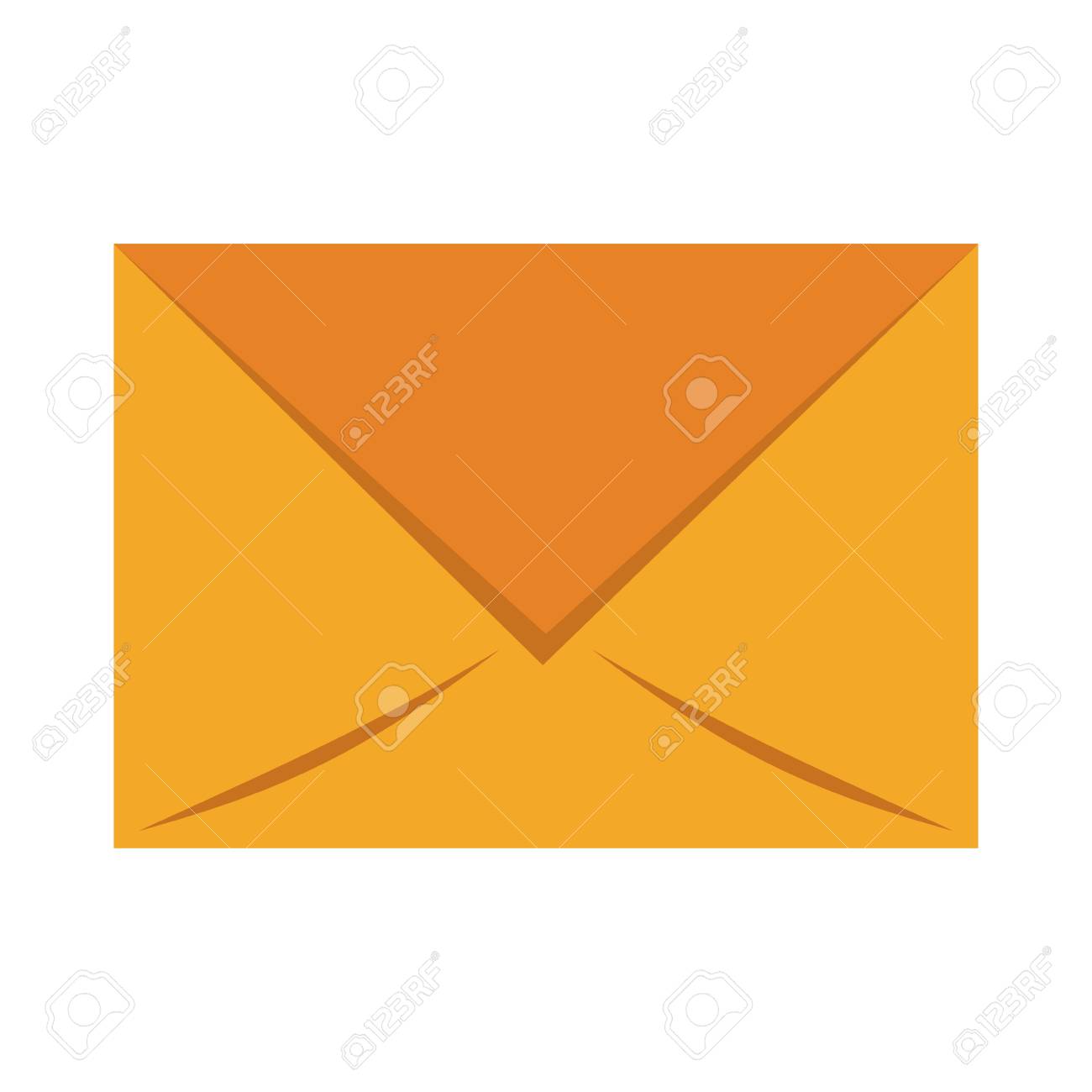 メール封筒記号アイコンベクトルイラストグラフィックデザインのイラスト素材 ベクタ Image