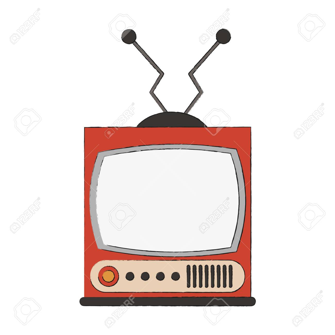 古いテレビ技術アイコンベクトルイラストグラフィックデザイン のイラスト素材 ベクタ Image 古いテレビ技術アイコンベクトルイラストグラフィックデザイン のイラスト素材 ベクタ Image