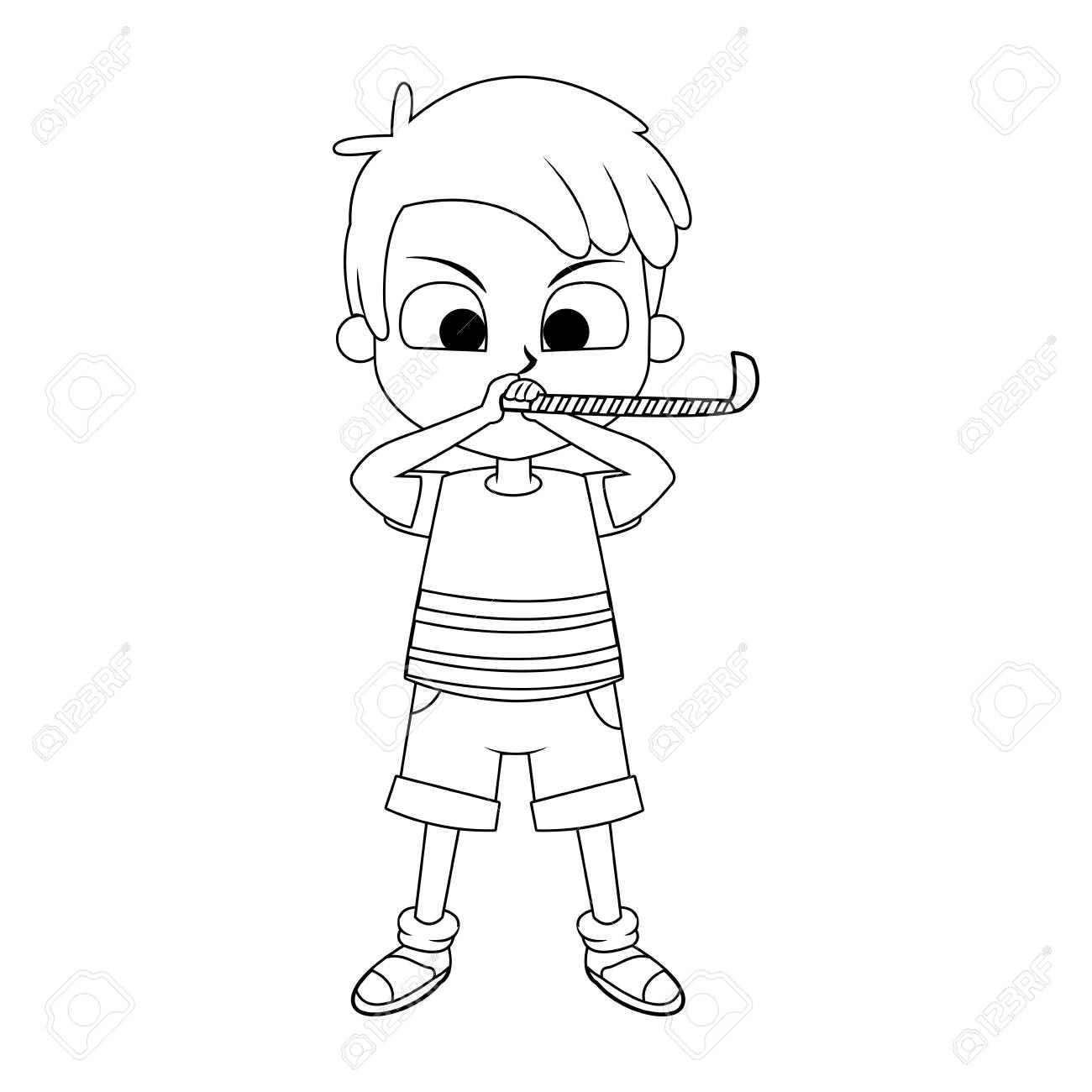 誕生日ベクトルイラストグラフィックデザインでかわいい男の子のイラスト素材 ベクタ Image